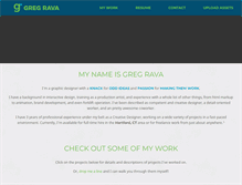 Tablet Screenshot of gregrava.com